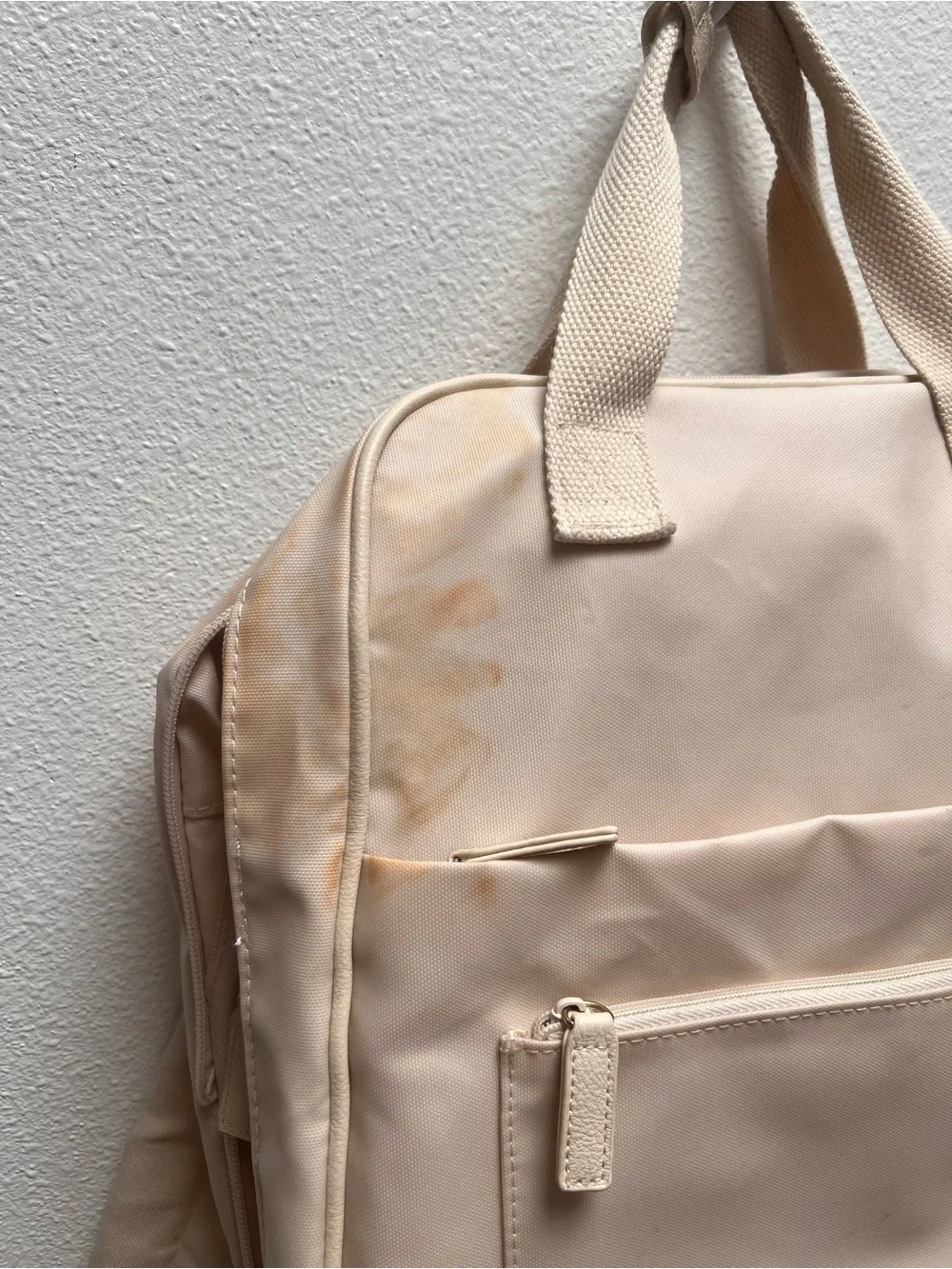 Beis The Expandable Backpack  in Beige